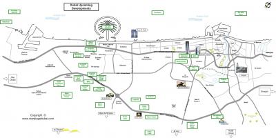 Belegging park Dubai kaart van die plek