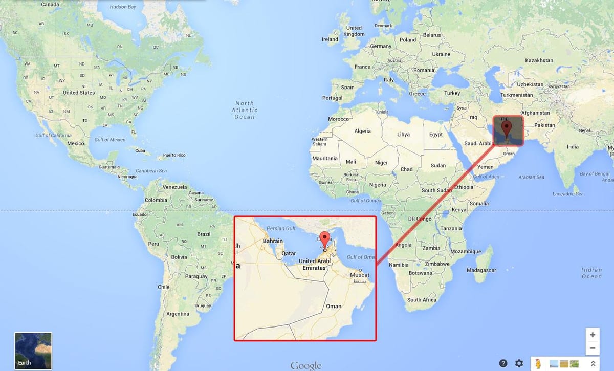 Dubai op die kaart