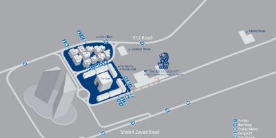 Dubai DIFC kaart