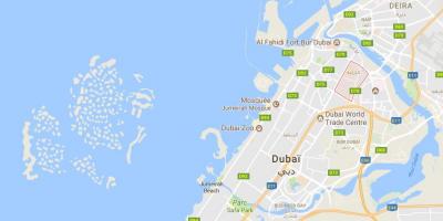 Karama Dubai kaart